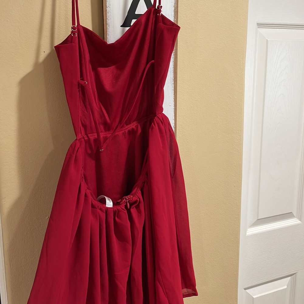 lucy in the sky red short dress - Picture 2 of 4
